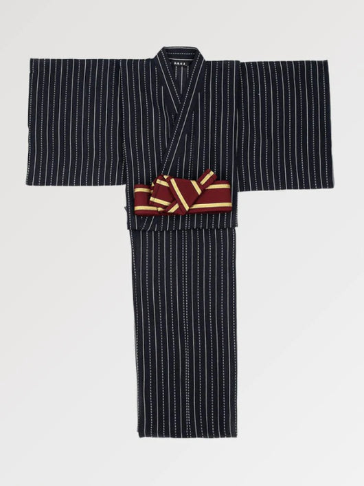 Kimono Tradicional Japonés para Hombre - Bata de Casa y Descanso - Image 8