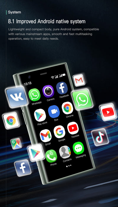 Smartphone Compacto S23PRO - Pantalla 3.0", Android, 16GB, Conectividad 3G y WiFi - Image 43