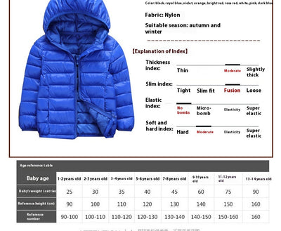 Abrigo Acolchado Infantil Ligero con Capucha - Chaqueta de Invierno en Algodón - Image 18
