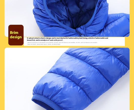 Abrigo Acolchado Infantil Ligero con Capucha - Chaqueta de Invierno en Algodón - Image 21