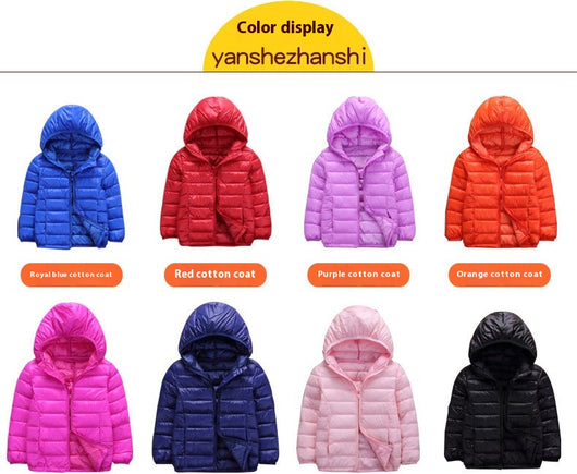 Abrigo Acolchado Infantil Ligero con Capucha - Chaqueta de Invierno en Algodón - Image 28