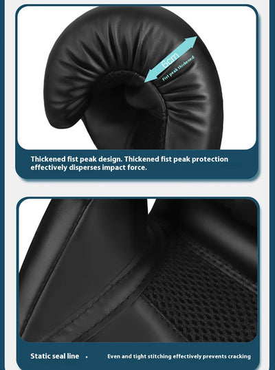 Guantes de Boxeo Profesionales Sanda Fight - Entrenamiento Transpirable - Image 24