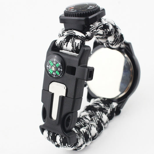 Reloj de Supervivencia Multifuncional con Brújula, Termómetro y Kit de Rescate - Image 19