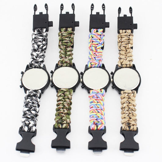Reloj de Supervivencia Multifuncional con Brújula, Termómetro y Kit de Rescate - Image 27
