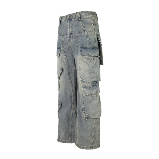Pantalones Cargo Vaqueros Multibosillo para Hombre - Image 25