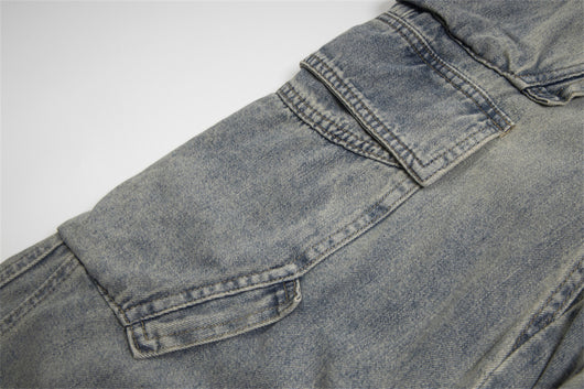 Pantalones Cargo Vaqueros Multibosillo para Hombre - Image 27