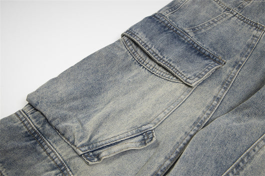 Pantalones Cargo Vaqueros Multibosillo para Hombre - Image 28
