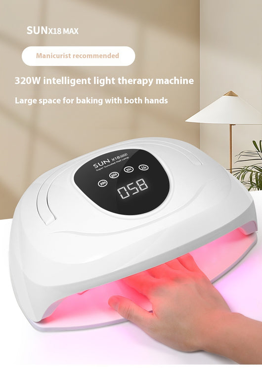 Lámpara de Luz Roja Profesional 320W con Doble Mano X18Max para Uñas - Image 14