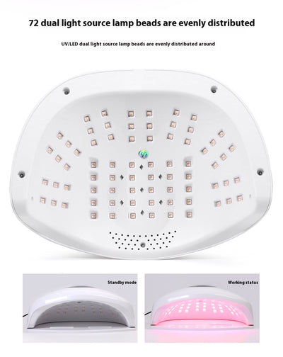 Lámpara de Luz Roja Profesional 320W con Doble Mano X18Max para Uñas - Image 15