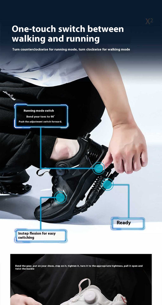 Zapatillas de Running Tecnológicas con Amortiguación Mecánica para Maratón - Image 19