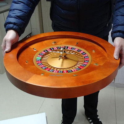 Ruleta de Madera Maciza Profesional - 50cm o 45cm con Plataforma Metálica - Image 8