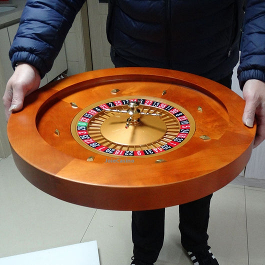 Ruleta de Madera Maciza Profesional - 50cm o 45cm con Plataforma Metálica - Image 8