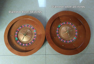 Ruleta de Madera Maciza Profesional - 50cm o 45cm con Plataforma Metálica - Image 11