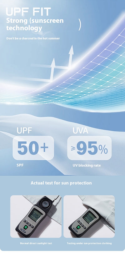 Ropa Protectora Solar con Cobertura Facial Desmontable - Protección UV Ice Silk - Image 22