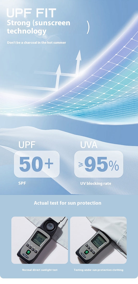 Ropa Protectora Solar con Cobertura Facial Desmontable - Protección UV Ice Silk - Image 22
