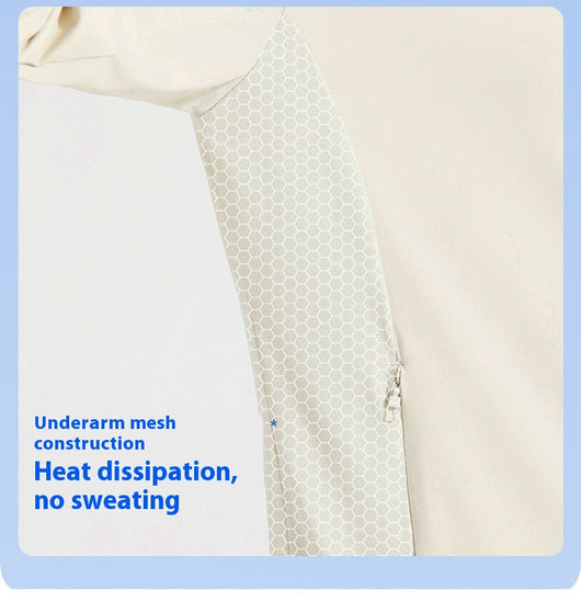 Ropa Protectora Solar con Cobertura Facial Desmontable - Protección UV Ice Silk - Image 25