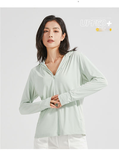 Ropa Protectora Solar con Cobertura Facial Desmontable - Protección UV Ice Silk - Image 27
