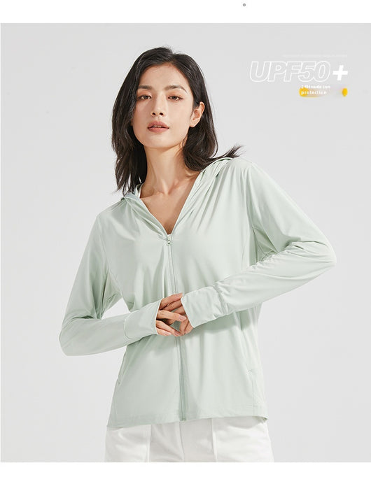 Ropa Protectora Solar con Cobertura Facial Desmontable - Protección UV Ice Silk - Image 27