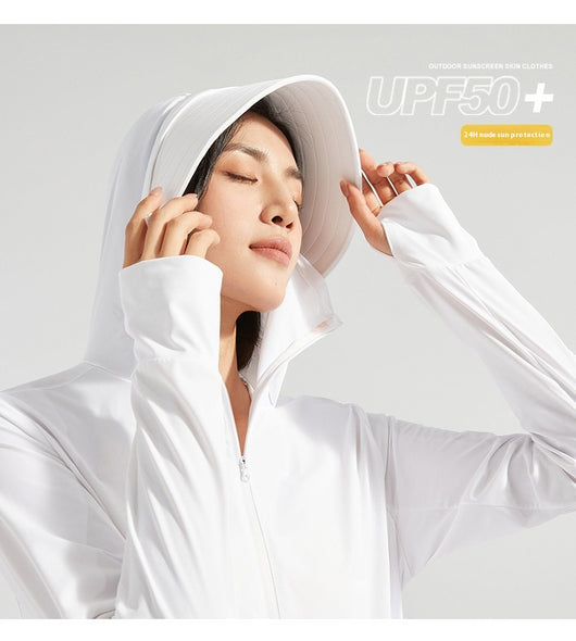 Ropa Protectora Solar con Cobertura Facial Desmontable - Protección UV Ice Silk - Image 28