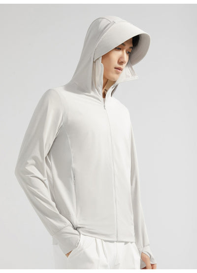 Ropa Protectora Solar con Cobertura Facial Desmontable - Protección UV Ice Silk - Image 29