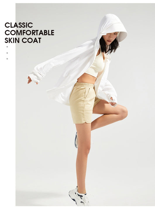 Ropa Protectora Solar con Cobertura Facial Desmontable - Protección UV Ice Silk - Image 37