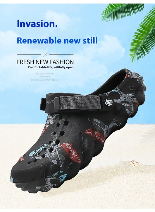 Sandalias Deportivas Talla Grande para Hombre - Diseño Cerrado en EVA y Plástico - Image 14