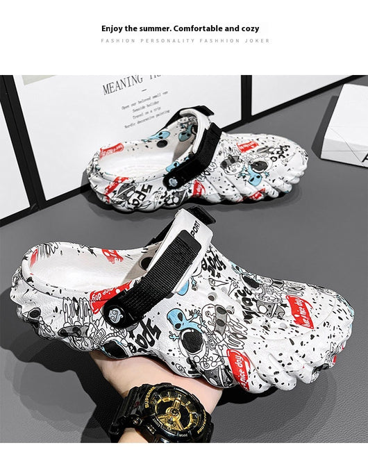 Sandalias Deportivas Talla Grande para Hombre - Diseño Cerrado en EVA y Plástico - Image 20