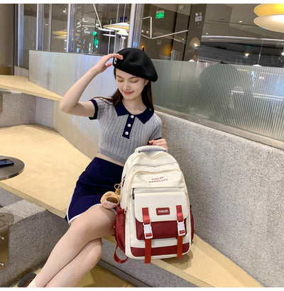 Mochila de Gran Capacidad para Estudiantes, Viajes y Aventuras Outdoor - Image 16