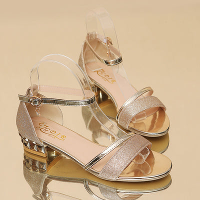 Sandalias Mujer Cuero Brillante Tacón Bajo con Hebilla Ajustable - Image 12