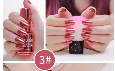 Esmalte de Uñas Efecto Espejo Plateado - Image 18