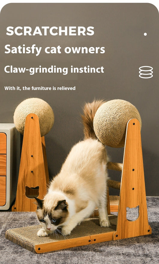 Rascador Vertical de Sisal Resistente para Gatos - Alivia Estrés y Protege Muebles - Image 17