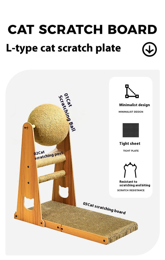 Rascador Vertical de Sisal Resistente para Gatos - Alivia Estrés y Protege Muebles - Image 19