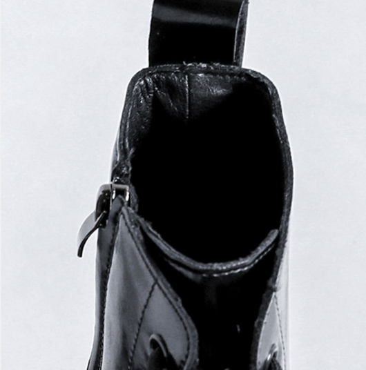 Botas Martin de Cuero Charol para Hombre con Detalles Brillantes - Image 20