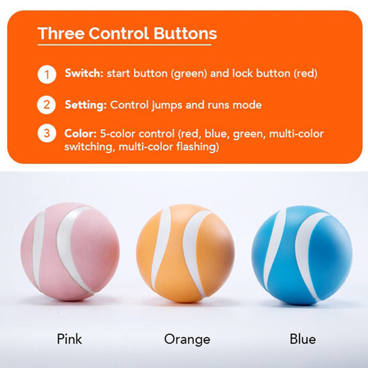 Pink wireless smart remote control pet toy with a white stripe and LED flashing lights. - Image 19