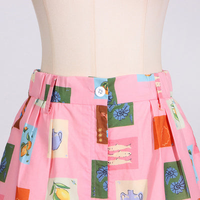 Conjunto Casual Estampado para Mujer - Blusa y Shorts de Diseño Moderno - Image 24