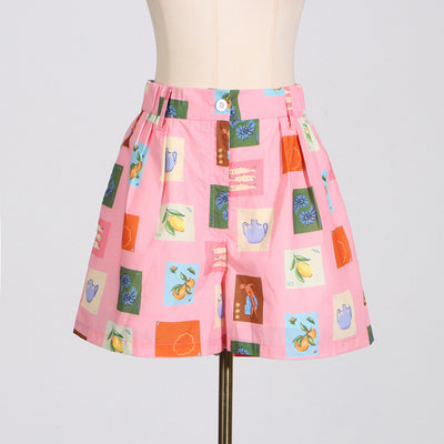 Conjunto Casual Estampado para Mujer - Blusa y Shorts de Diseño Moderno - Image 27