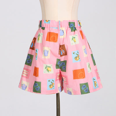 Conjunto Casual Estampado para Mujer - Blusa y Shorts de Diseño Moderno - Image 32