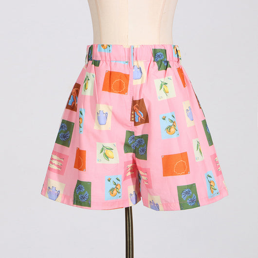 Conjunto Casual Estampado para Mujer - Blusa y Shorts de Diseño Moderno - Image 32