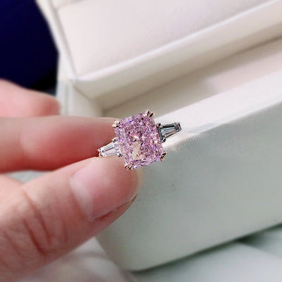 Anillo de Propuesta Diamante Plata 925 Alta Densidad para Mujer - Image 7
