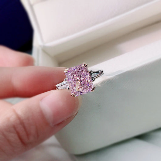 Anillo de Propuesta Diamante Plata 925 Alta Densidad para Mujer - Image 7