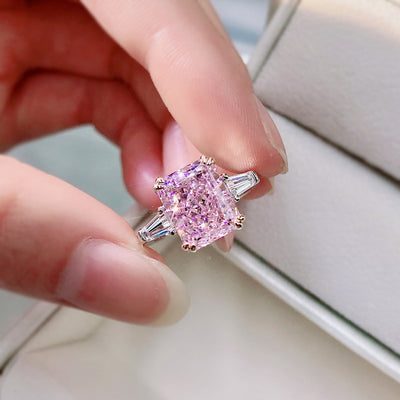 Anillo de Propuesta Diamante Plata 925 Alta Densidad para Mujer - Image 13