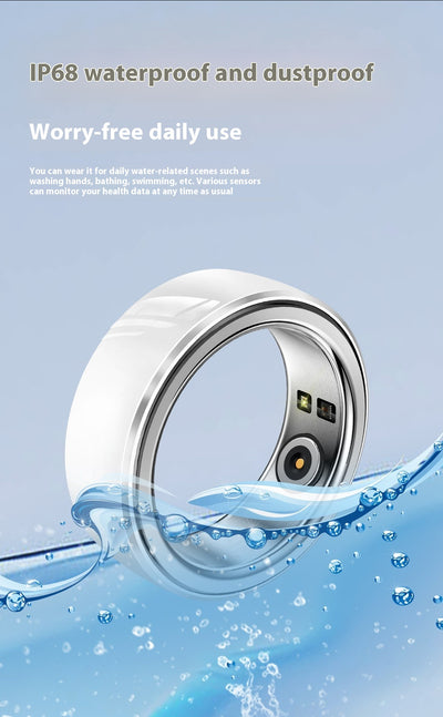 Anillo Inteligente de Salud Deportiva con Monitor de Frecuencia Cardíaca y Oxígeno - Image 11
