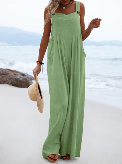 Mono Étnico Femenino con Tirantes y Botones - Diseño Clásico Liso - Image 27