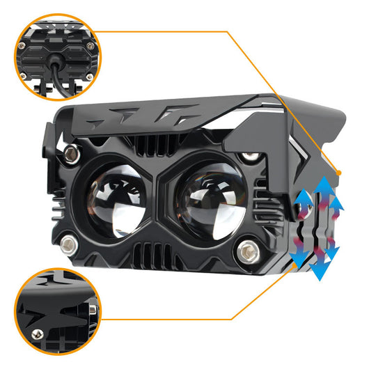 Faro LED Bicolor de Alta Potencia para Moto - Image 25