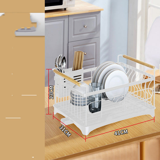 Escurridor de Platos Acero Inoxidable con Repisa de Cocina - Image 14