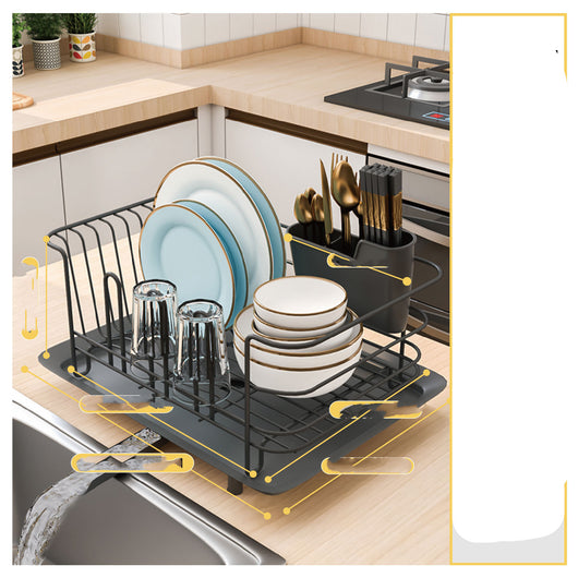Escurridor de Platos Acero Inoxidable con Repisa de Cocina - Image 16