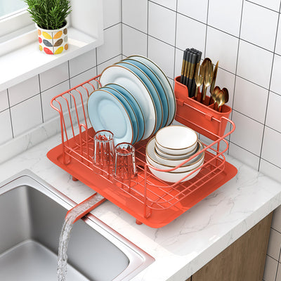 Escurridor de Platos Acero Inoxidable con Repisa de Cocina - Image 21