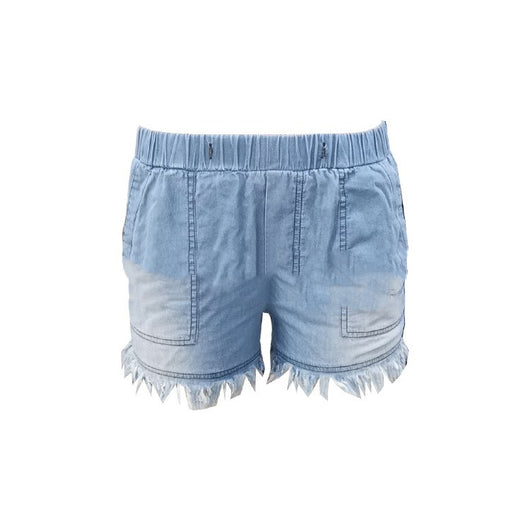 Shorts Vaqueros Holgados con Flecos Elásticos - Image 19