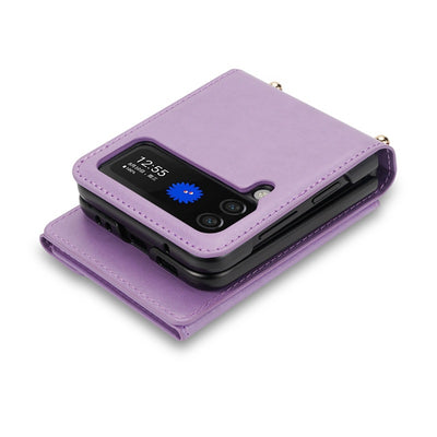 Funda Protectora con Cartera Lateral para Samsung Galaxy Z Flip4 y Flip5 - Image 69