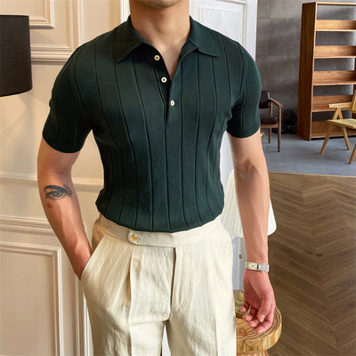 Polo Slim Fit de Manga Corta para Hombre - Diseño Versátil y Moderno - Image 6